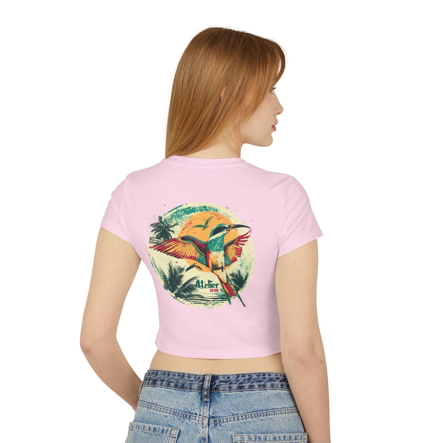 Crop top "Vol de Lumière" Fit