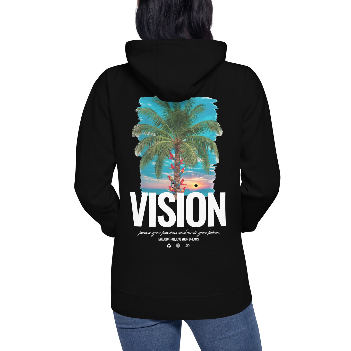 Vision Black Hoodie