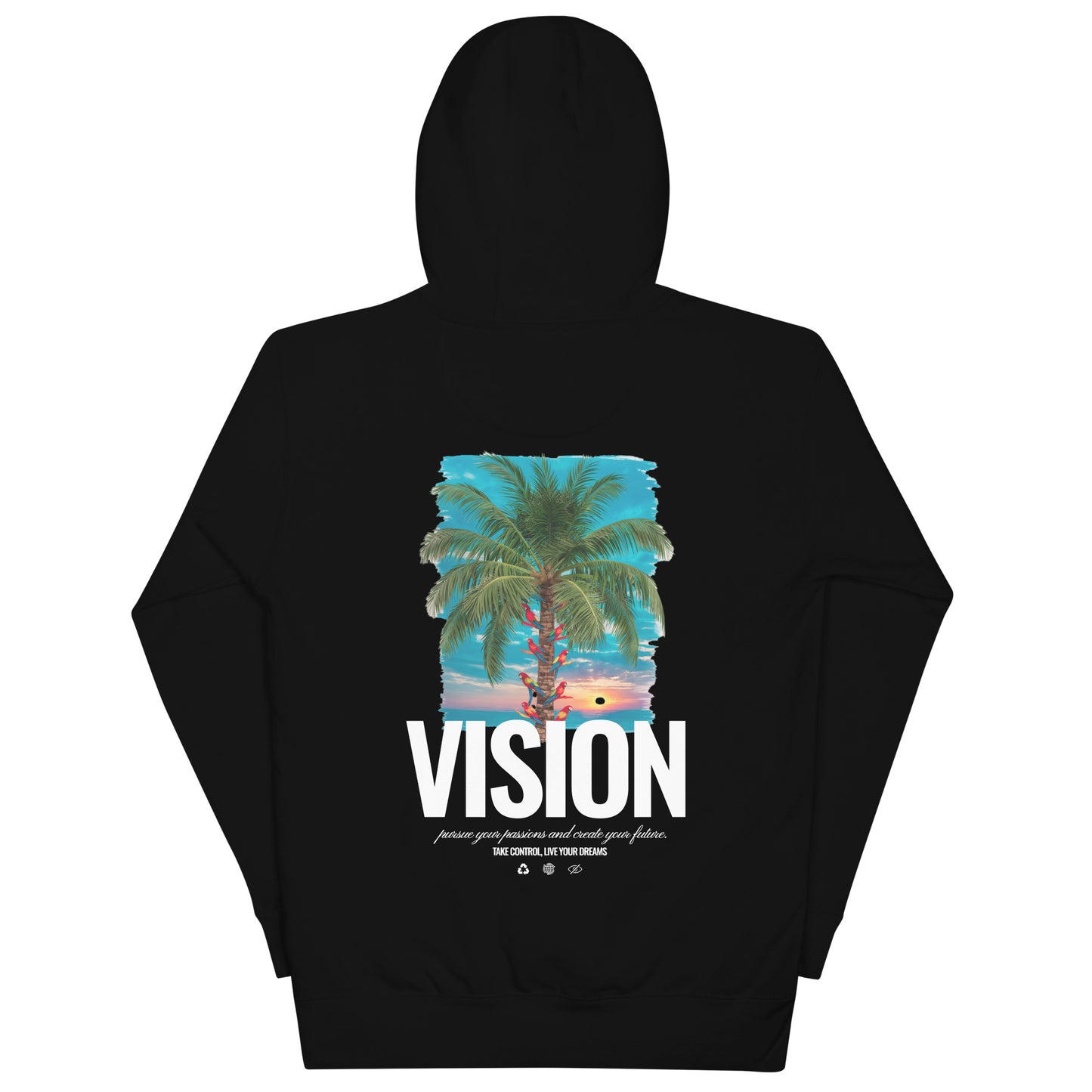 Vision Black Hoodie