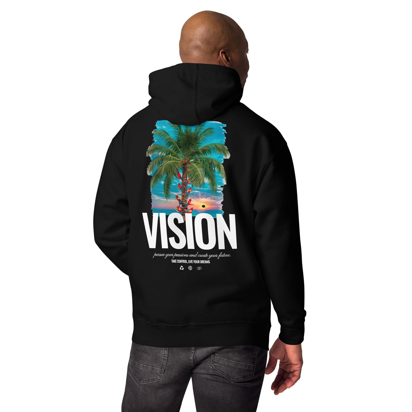 Vision Black Hoodie